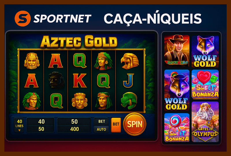 Jogos de Slot no Casino Online SPORTNET