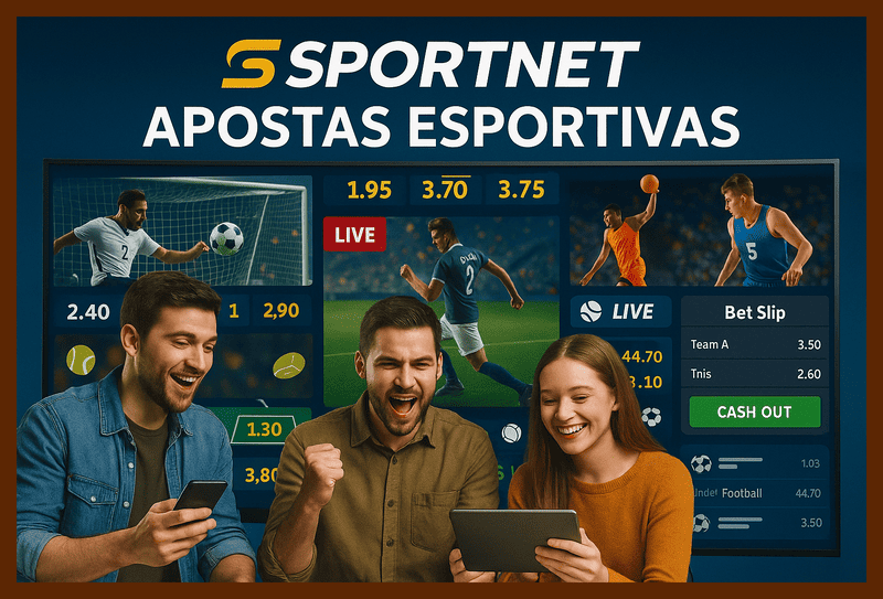 Apostas esportivas no cassino online SPORTNET